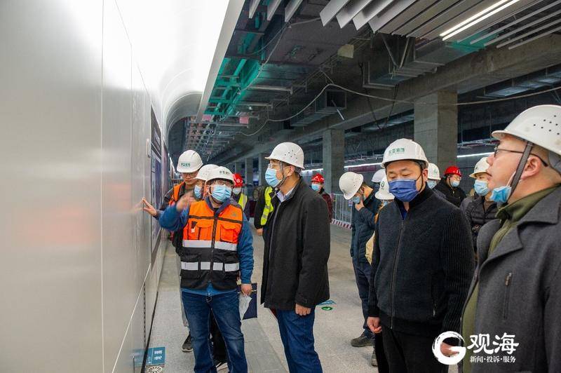 新进展！青岛地铁4号线公共区装修工程四标段样板段完成验收  第2张