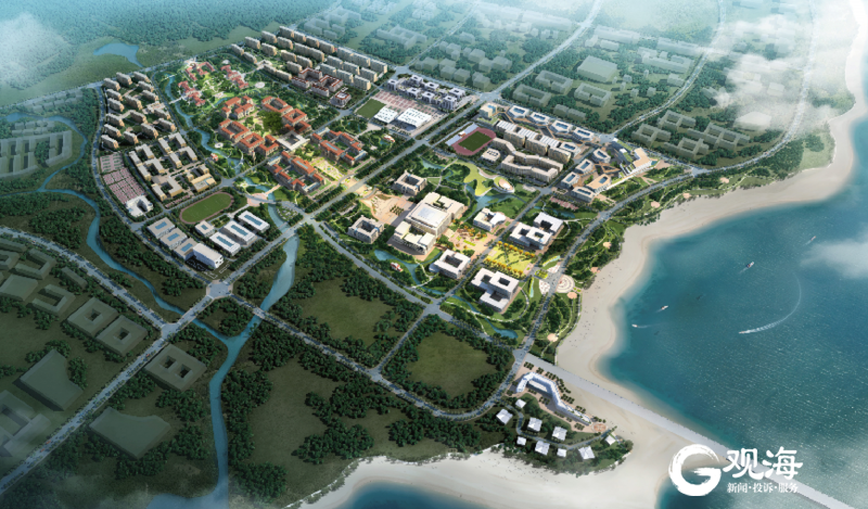 预计今年6月完工 海大西海岸校区基础设施开建